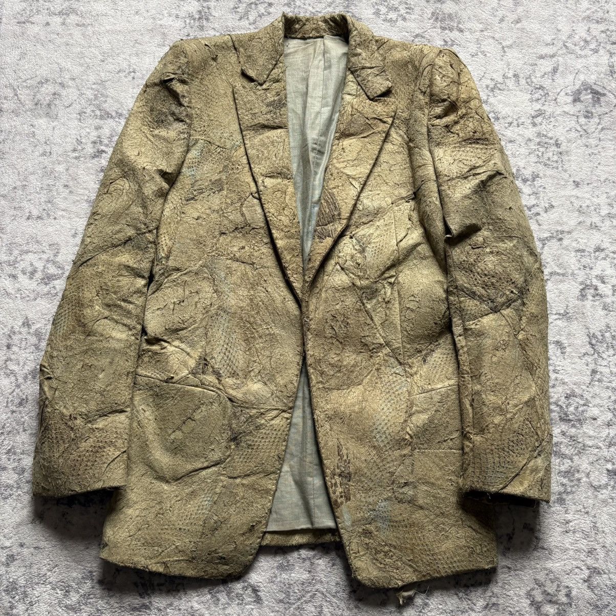 Carol Christian Poell Carol Christian Poell SS00 Exotic Leather Blazer Jacket | 50 Size 50L - 1 Thumbnail