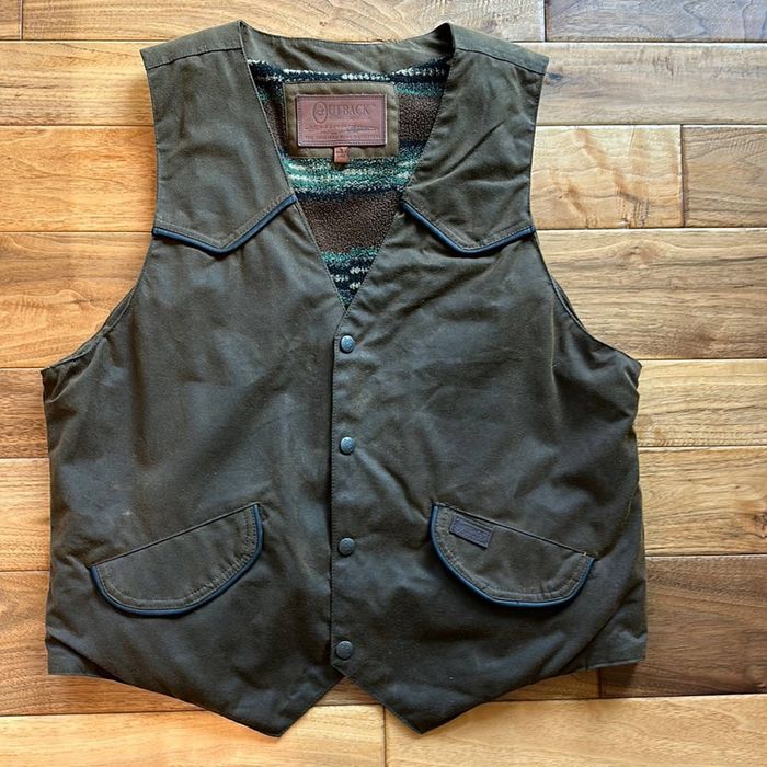 New Zealand Outback Outback trading oilskin Cliffdweller vest Grailed