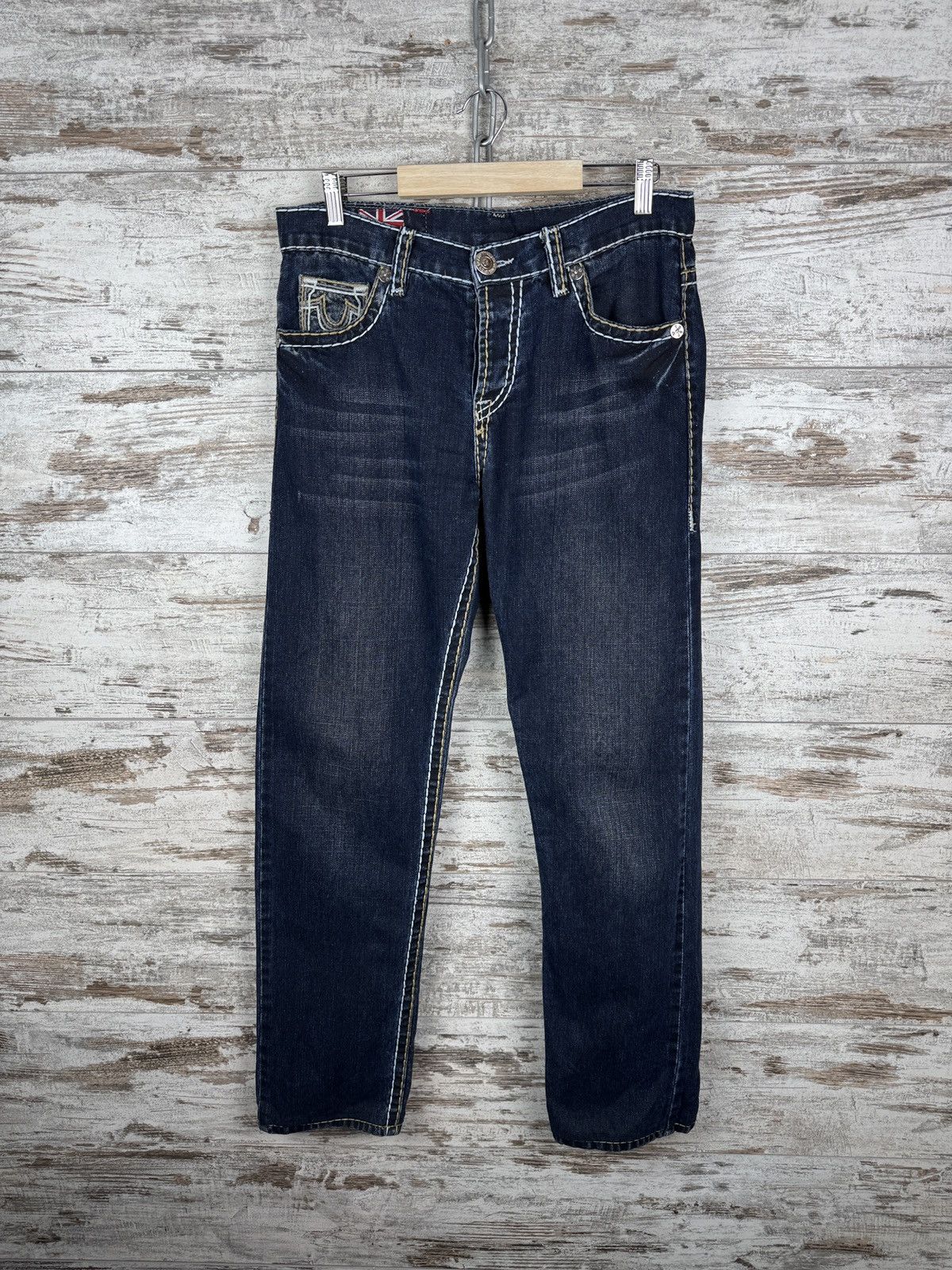 Japanese Brand × True Religion × Vintage Mens Vintage True Religion jeans Japanese denim baggy rare Size US 31 - 3 Thumbnail