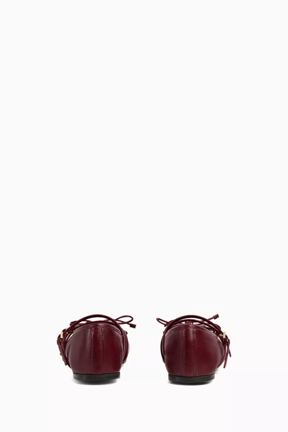 Gucci oc11z0126 Women's Gucci Horsebit Ballet Flats in Burgundy Size US 7.5 / IT 37.5 - 4 Thumbnail