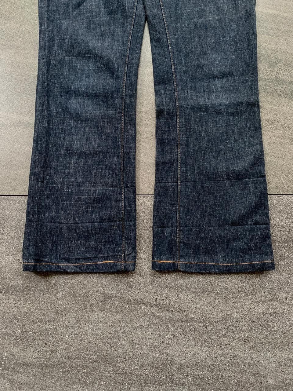 Miu Miu 2000s Flared Indigo Denim Jeans Size 27" / US 4 / IT 40 - 4 Thumbnail