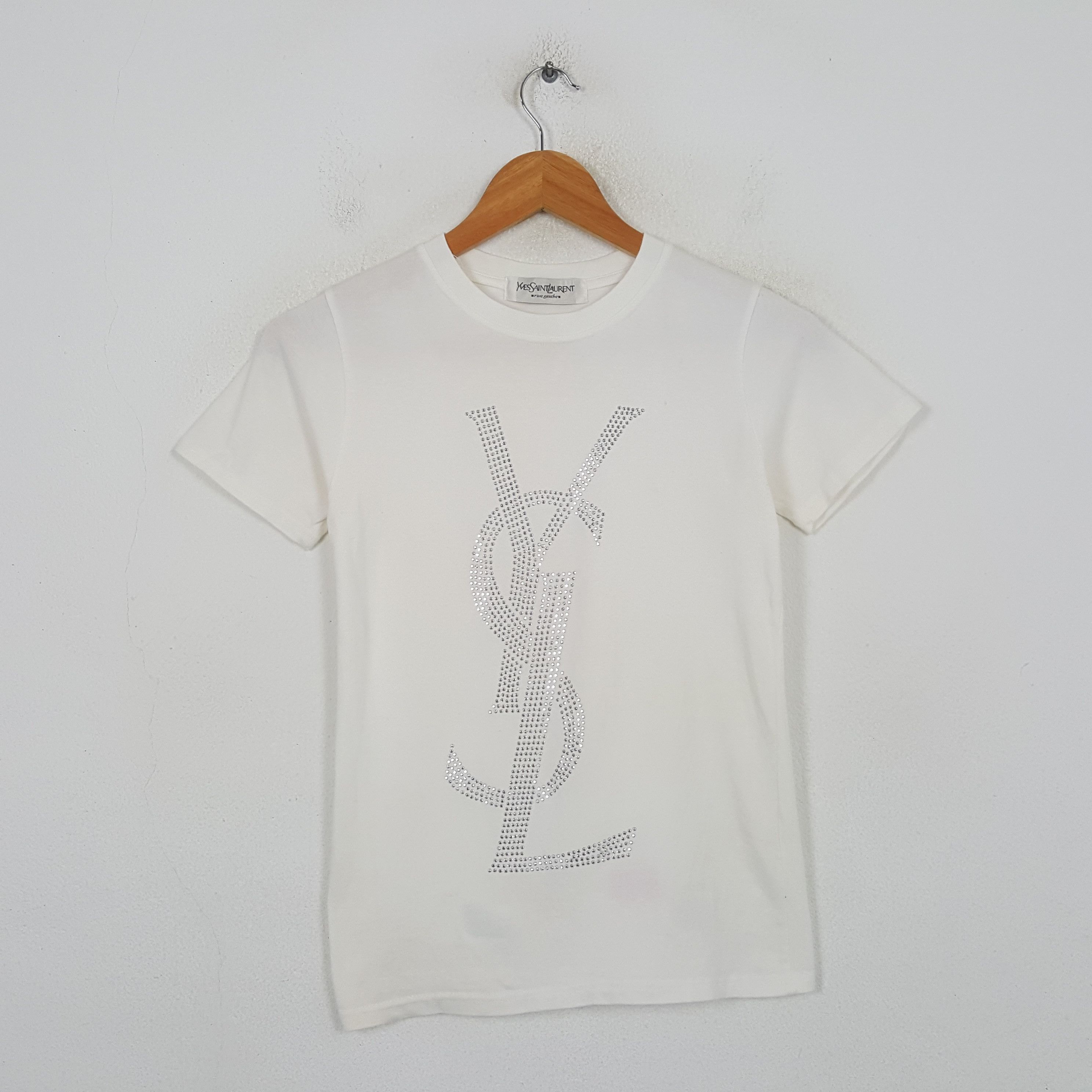 Yves Saint Laurent Vintage Yves Saint Laurent Italian Fashion T-Shirt C301N28 Size XXS / US 00 / IT 34 - 1 Thumbnail