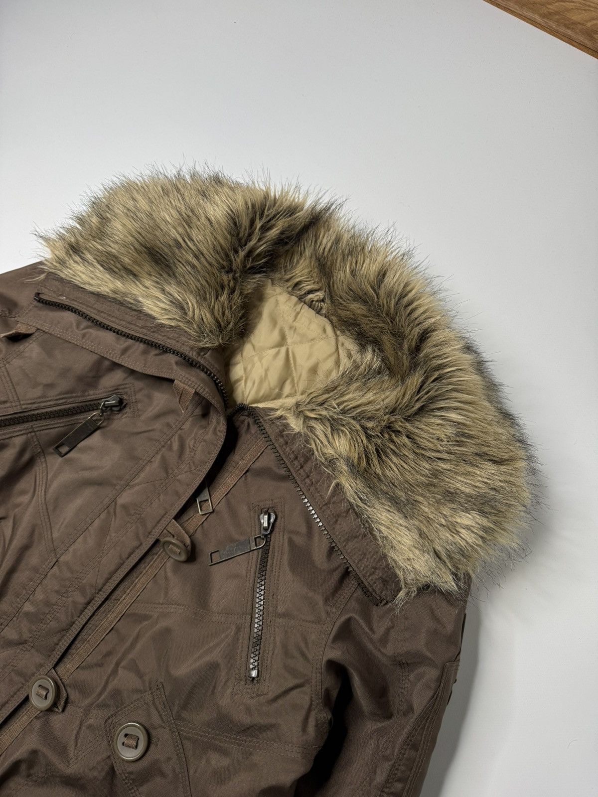 Vintage Vintage avant garde fur jacket if6was9 l.g.b. n2b sk8 drip Size US M / EU 48-50 / 2 - 2 Thumbnail