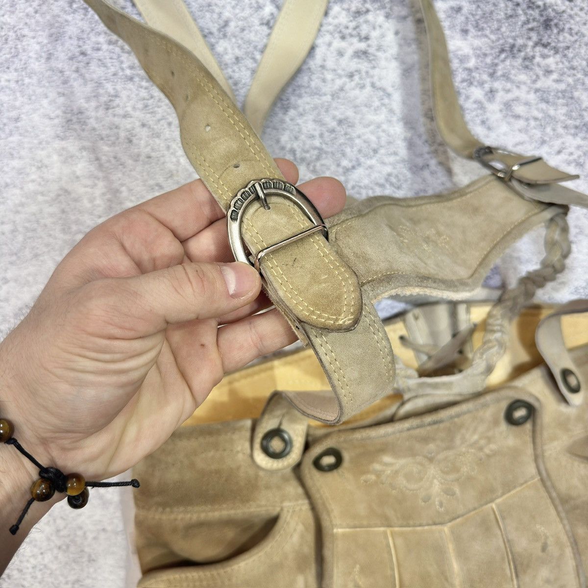 Vintage Authentic Vintage Lederhosen - Size 48 - 32 Size US 32 / EU 48 - 7 Thumbnail