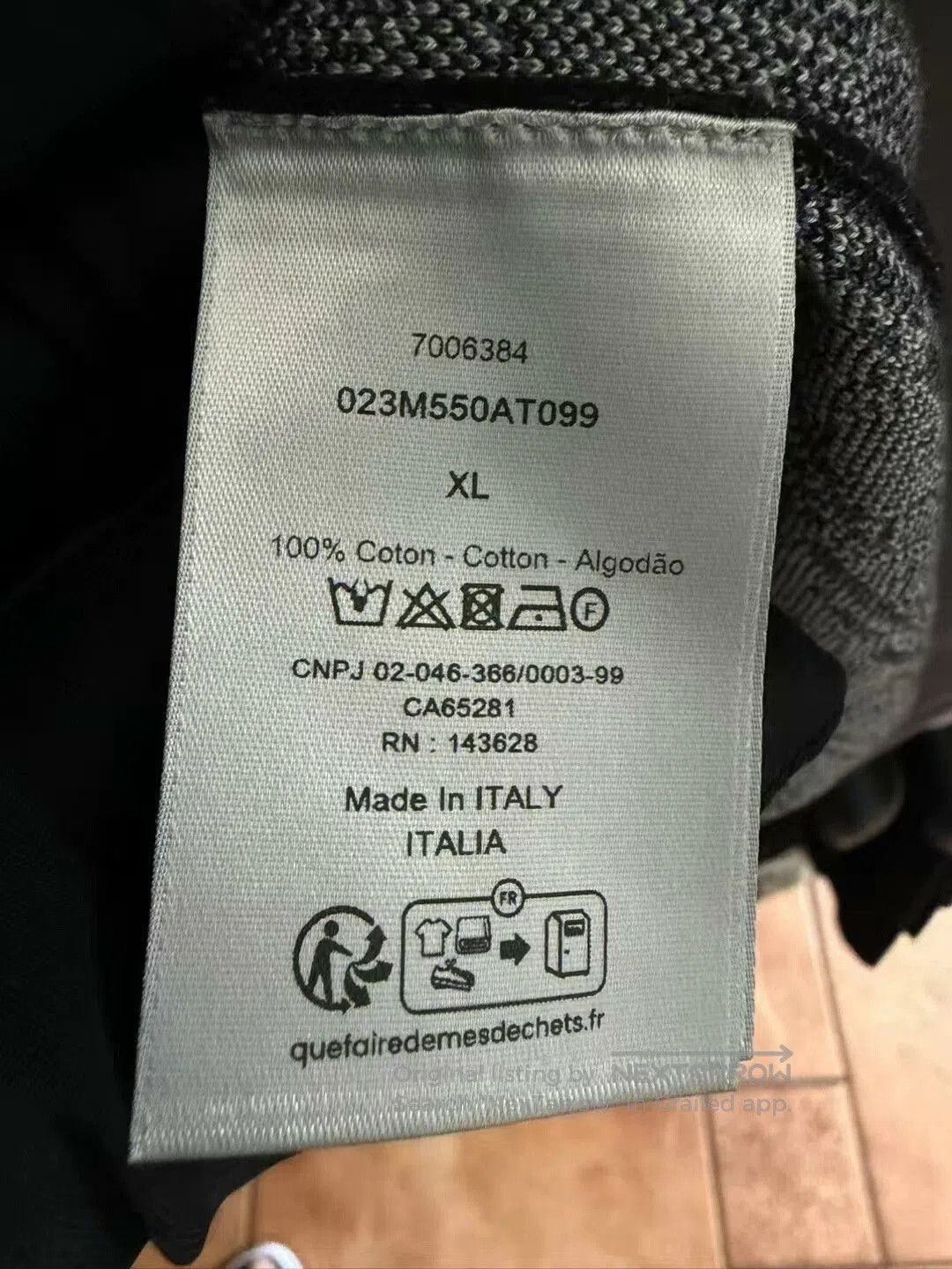 Dior Dior All-Over Logo Long Sleeve Knit Shirt. Size US XL / EU 56 / 4 - 4 Thumbnail