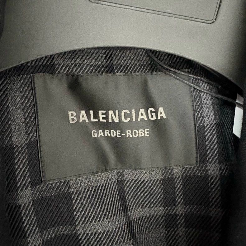Balenciaga Balenciaga Solid color single-breasted long coat Size M / US 6-8 / IT 42-44 - 3 Thumbnail