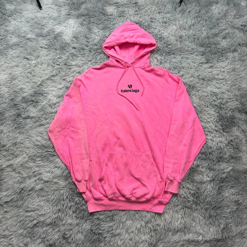 Balenciaga Balenciaga Embroidered pink sweatshirt 2502-Nextarrow Size US XS / EU 42 / 0 - 1 Thumbnail