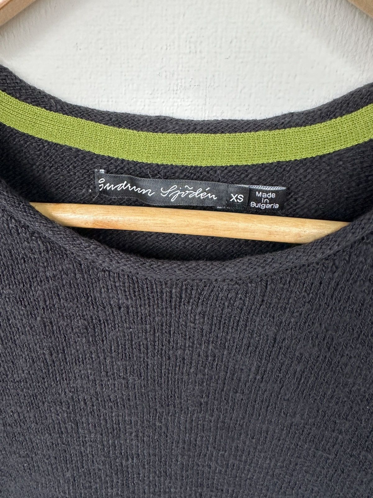 Gudrun Sjoden GUDRUN SJODEN 100% Organic Cotton Black Basic Sweater Size XS / US 0-2 / IT 36-38 - 6 Thumbnail