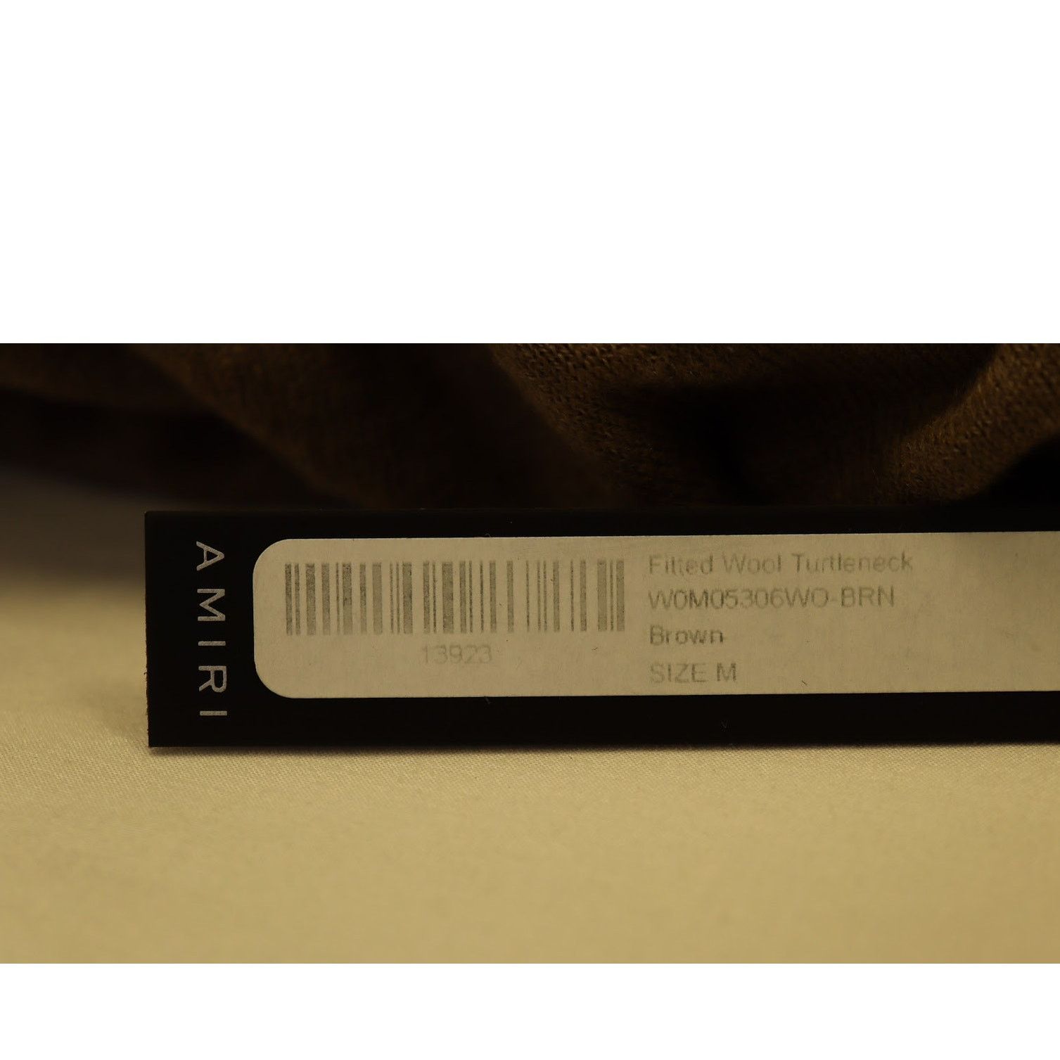 Amiri o1rshd1 Fitted Wool Turtleneck in Brown Size US M / EU 48-50 / 2 - 13 Thumbnail