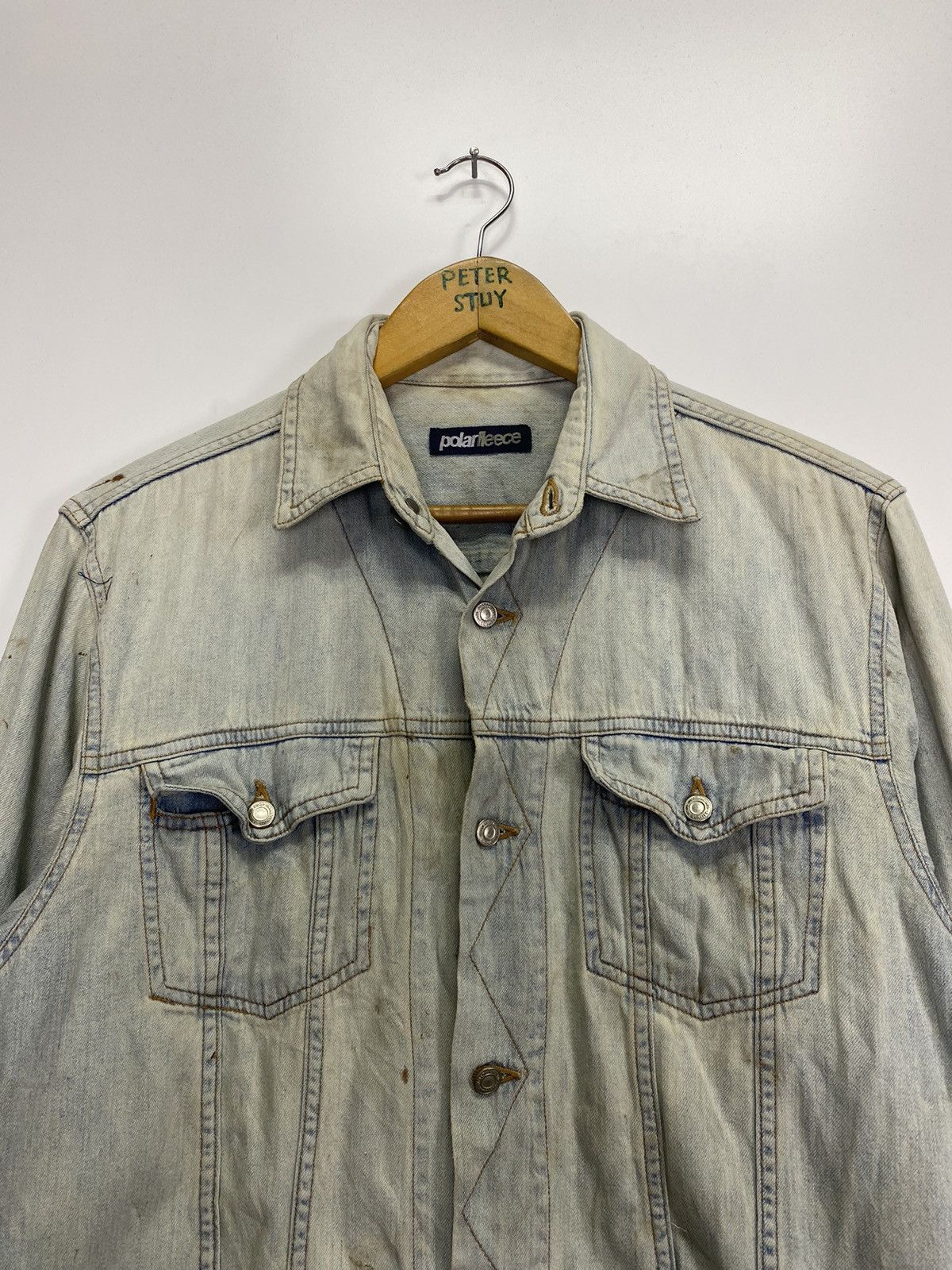 Vintage Polar fleece Denim Jacket Size US M / EU 48-50 / 2 - 5 Thumbnail