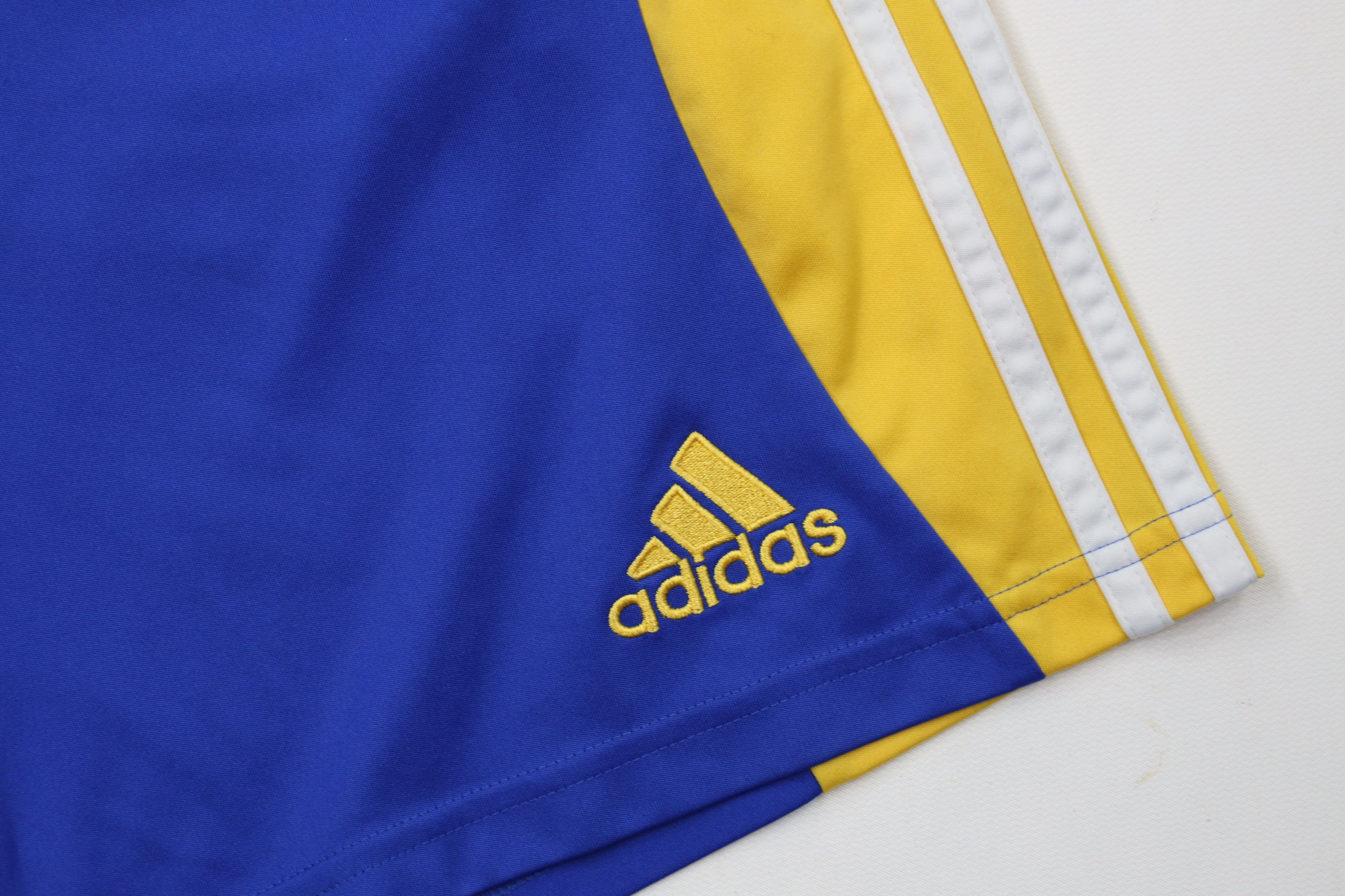 Adidas × Vintage Vintage Adidas Striped Running Jogging Soccer Shorts Blue Size US 36 / EU 52 - 5 Thumbnail