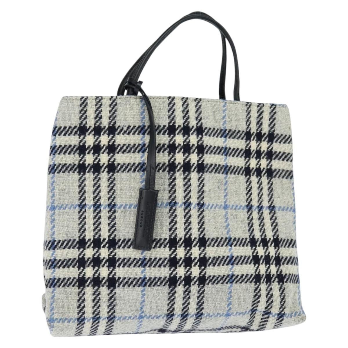 Burberry Burberry Nova Check Handbag Tweed Size ONE SIZE - 1 Thumbnail