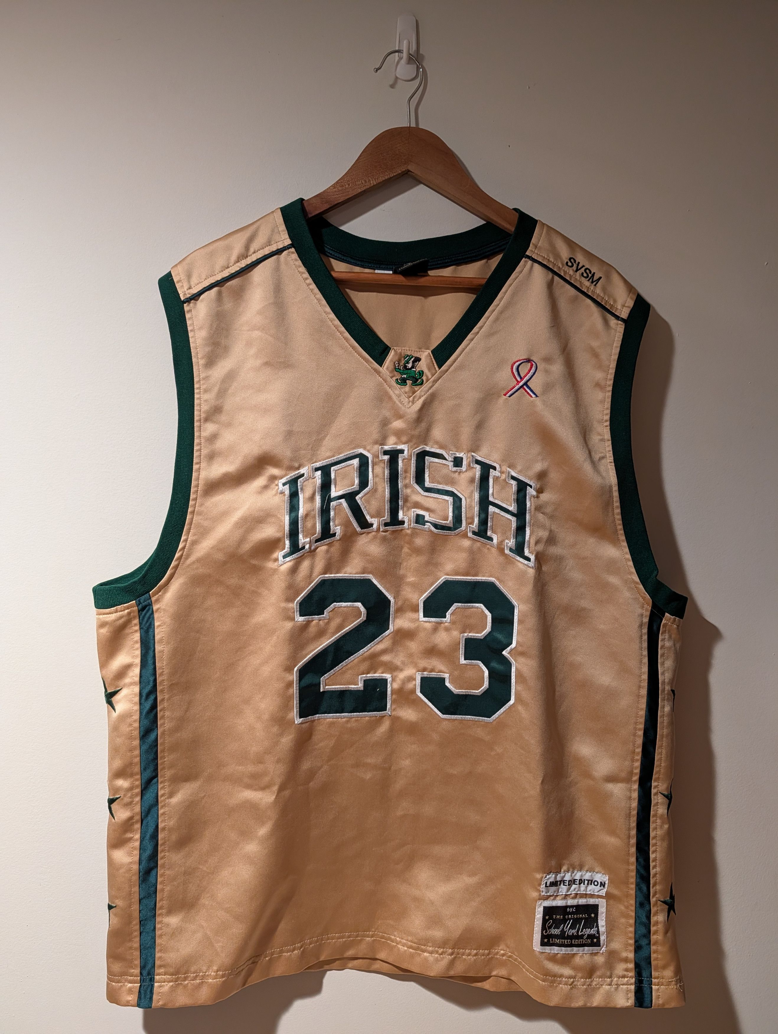 Lebron James Notre Dame School Yards Legends NBA Jersey