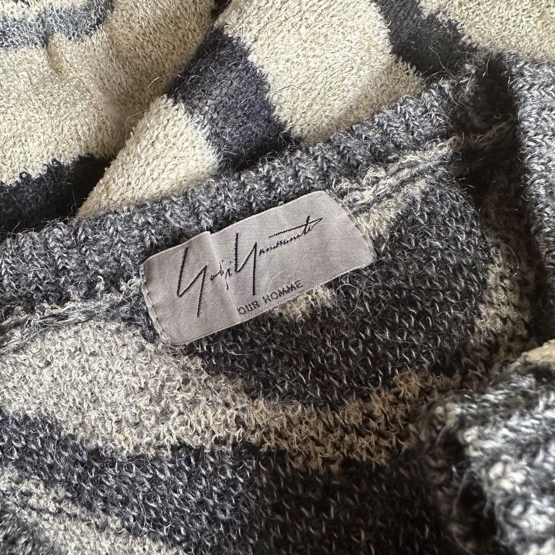 Yohji Yamamoto yohji yamamoto pour homme zebra print thick knit Size US L / EU 52-54 / 3 - 5 Thumbnail