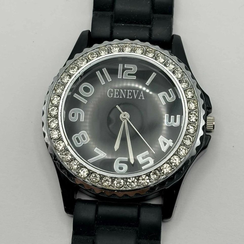 Geneva Black Geneva Men’s Watch Size ONE SIZE - 3 Thumbnail