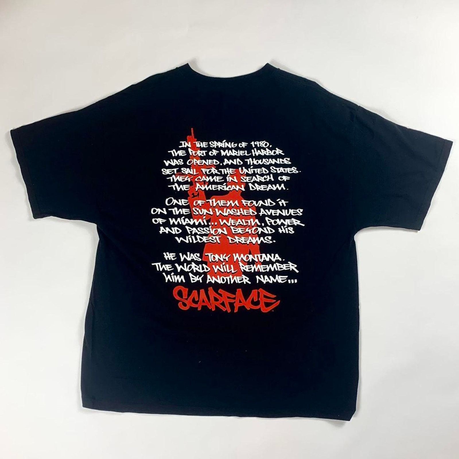 Vintage Vintage Scarface The American Dream shirt Size US XL / EU 56 / 4 - 4 Thumbnail