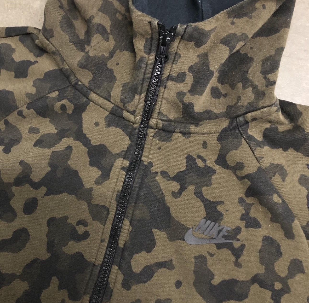 Nike Nike Sportswear Tech Fleece Full Zip Printer Camo Hoodie Size US S / EU 44-46 / 1 - 4 Thumbnail