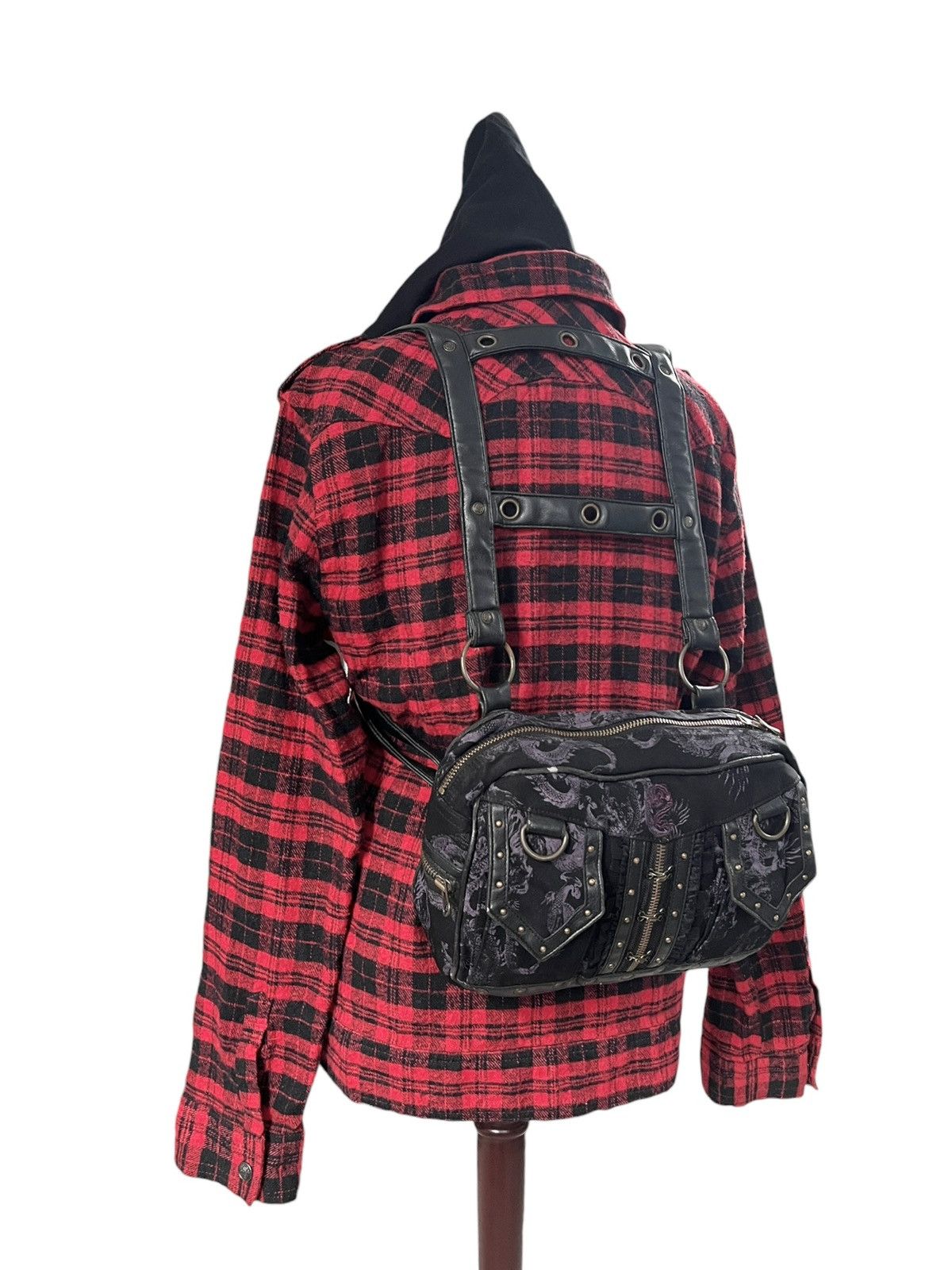 Seditionaries 2000 Ozz On 🇯🇵 Dragon Motif Bondage Strap Backpack Size ONE SIZE - 1 Thumbnail