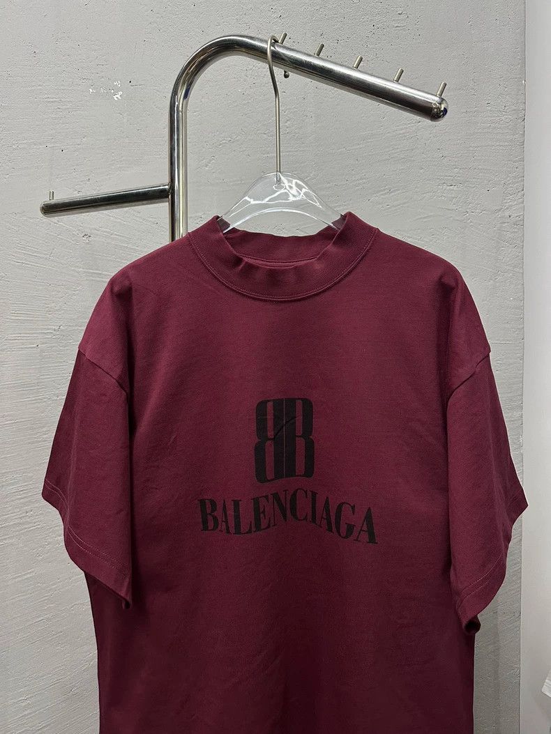Balenciaga Balenciaga Short-sleeved double B new logo popular explosi Size US XS / EU 42 / 0 - 2 Thumbnail