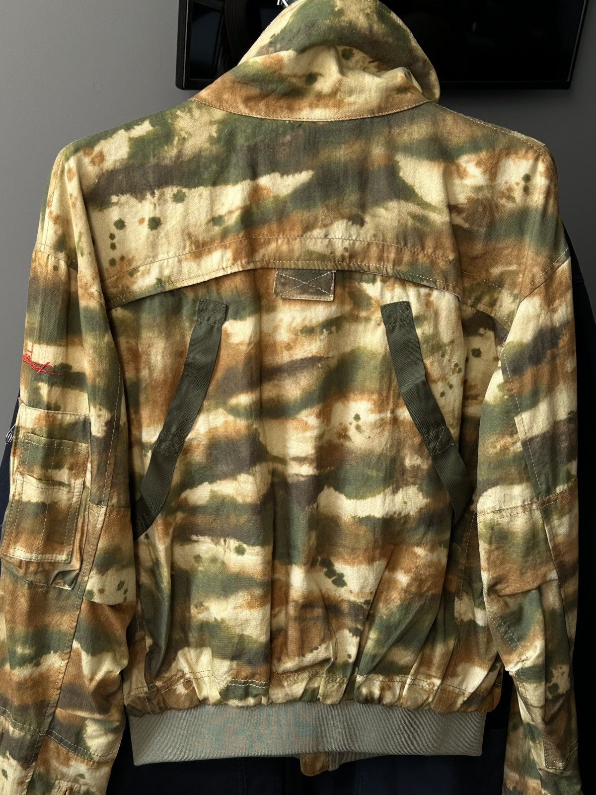 JET SET Jet Set camo bomber cotton/silk jacket MA-1 CWU Size XS / US 0-2 / IT 36-38 - 13 Thumbnail