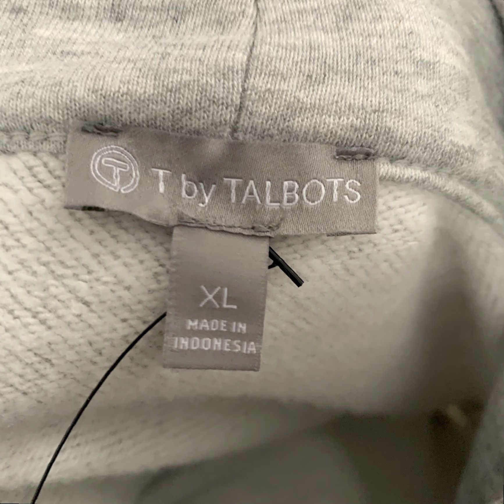 Talbots T By Talbots Sweatshirt Womens XL Gray Blue Cowl Neck Pullover Cozy Side Zips Colorblock Size XL / US 12-14 / IT 48-50 - 2 Thumbnail