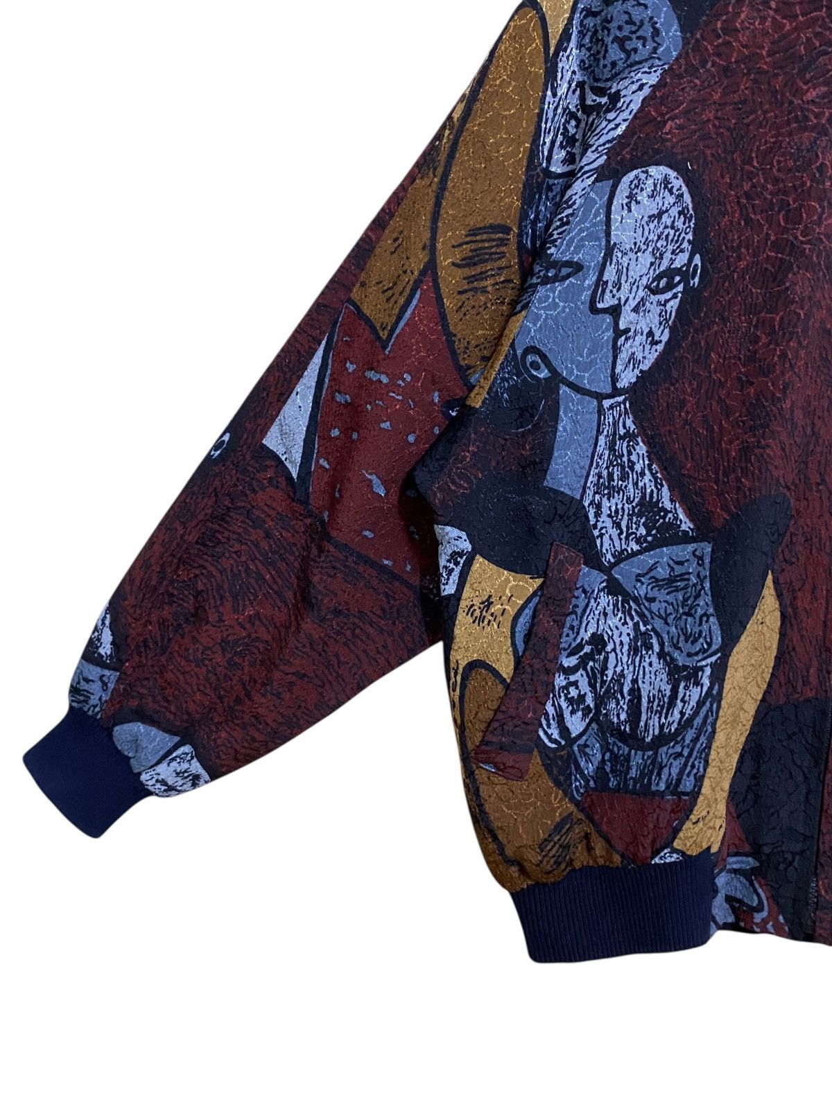 Vintage Rare Design Vintage Brand Art Picasso Fullprint Jacket 1990s Size US XL / EU 56 / 4 - 4 Thumbnail