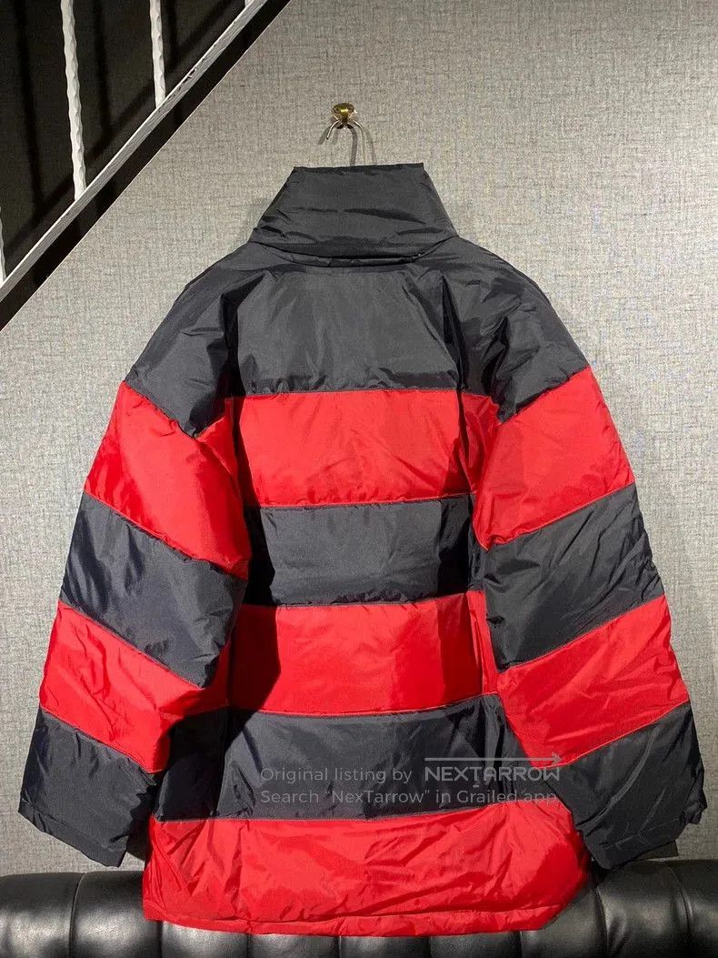 Balenciaga Balenciaga Men's Striped Down Jacket. Size US L / EU 52-54 / 3 - 5 Thumbnail