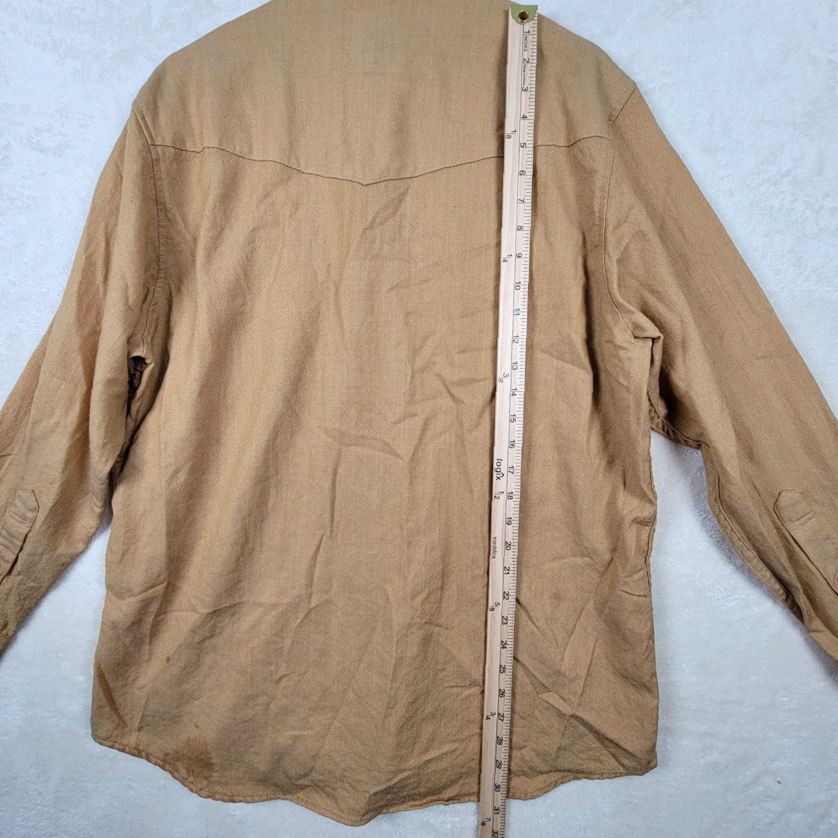 Pendleton Pendleton Thomas Kay Mens XL Tan Flannel Lined Button-Up Shirt Workwear Casual Travel Size US XL / EU 56 / 4 - 6 Thumbnail