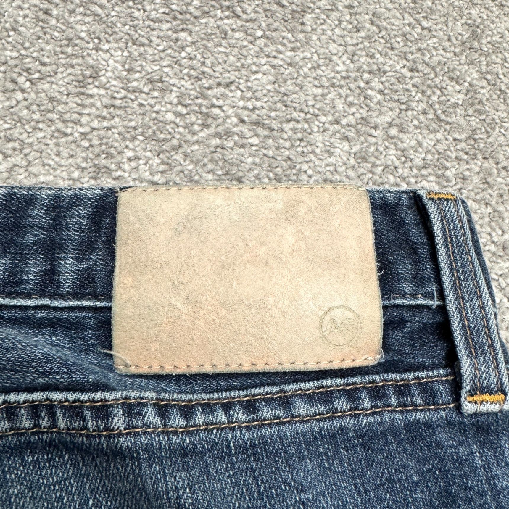 Vintage AG Adriano Goldschmied The Tellis Jeans Mens 32 Blue Slim Straight Denim 5-Pocket Casual Streetwear USA Size US 32 / EU 48 - 4 Thumbnail