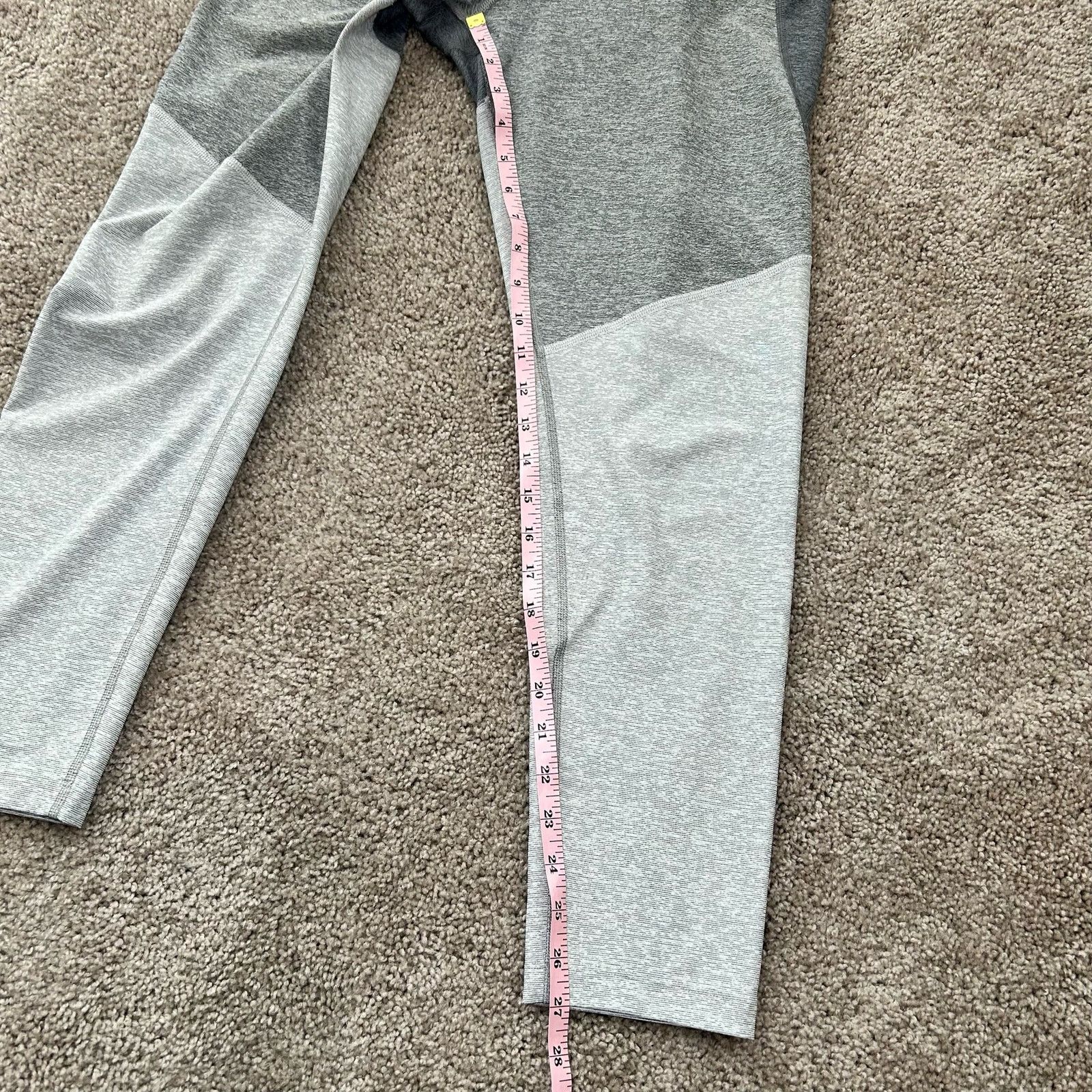 Outdoor Voices Outdoor Voices Leggings Tri-Tone Colorblock Gray XL Size 33" - 4 Thumbnail
