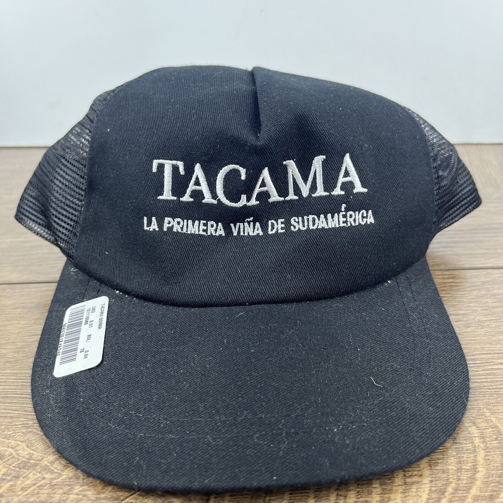 Other Tacama Hat La Primera Vina De Sudamerica Black Hat Adjustabl Size ONE SIZE - 4 Thumbnail