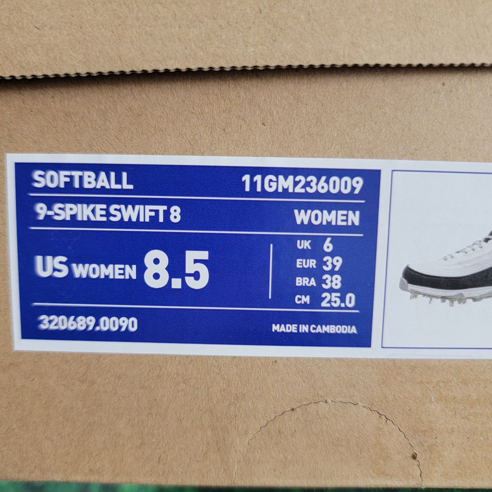 Mizuno Mizuno Softball Cleats 9-Spike Swift 8 White Womens Sz 8.5 Size US 8.5 / IT 38.5 - 7 Thumbnail
