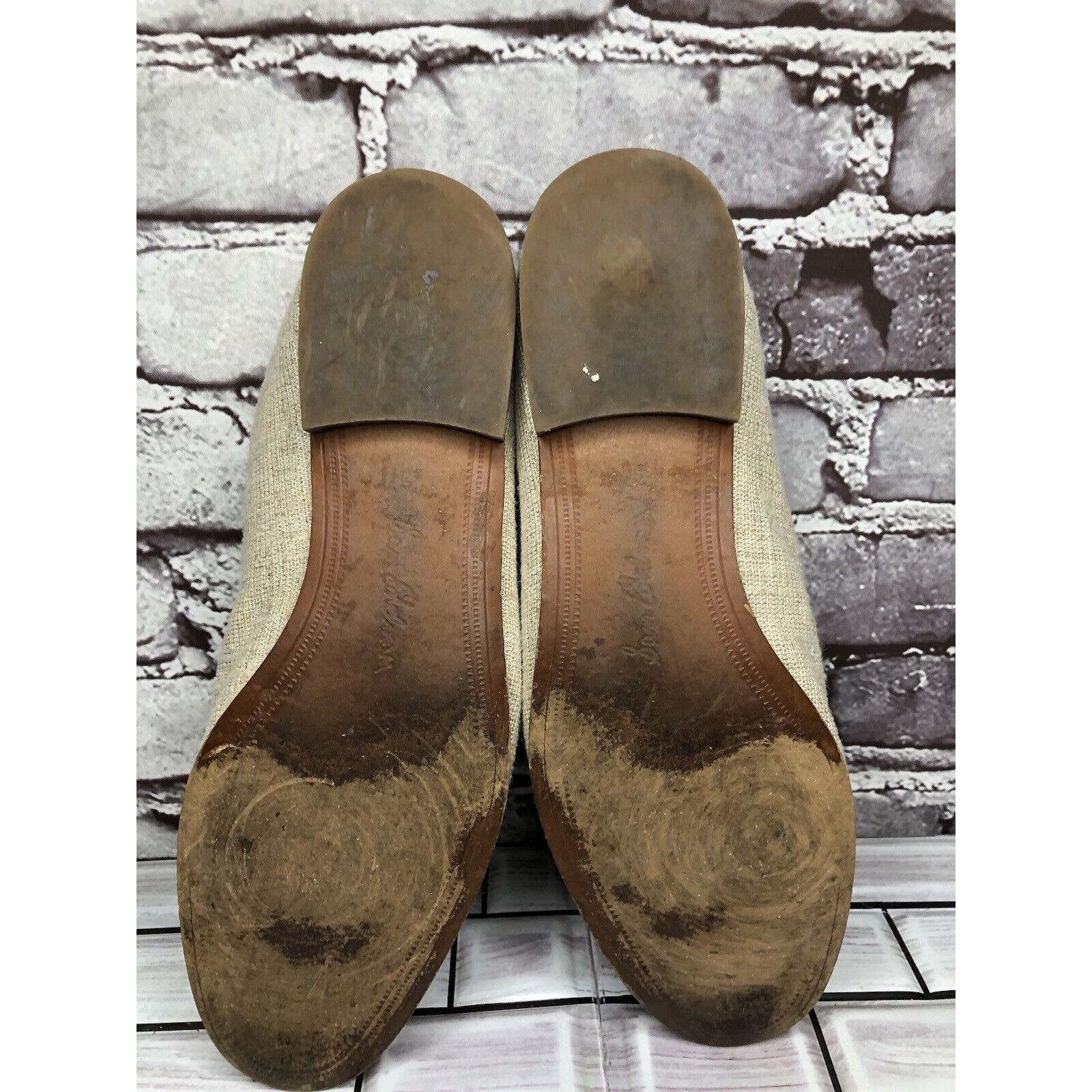 Sam Edelman Sam Edelman Lior Beige Leather Horsebit Almond Toe Slip On F Size US 9 / IT 39 - 8 Thumbnail