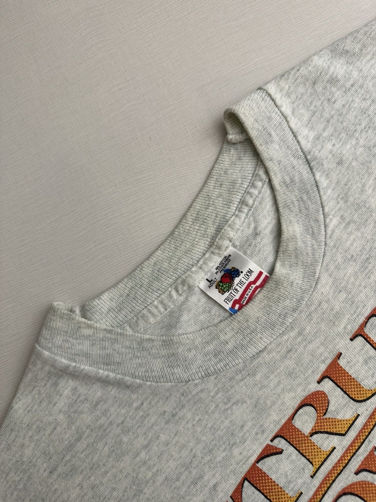 Band Tees × Vintage Vintage 90s Intruder Prowler World Tour Grumman Aerospace Size US L / EU 52-54 / 3 - 6 Thumbnail