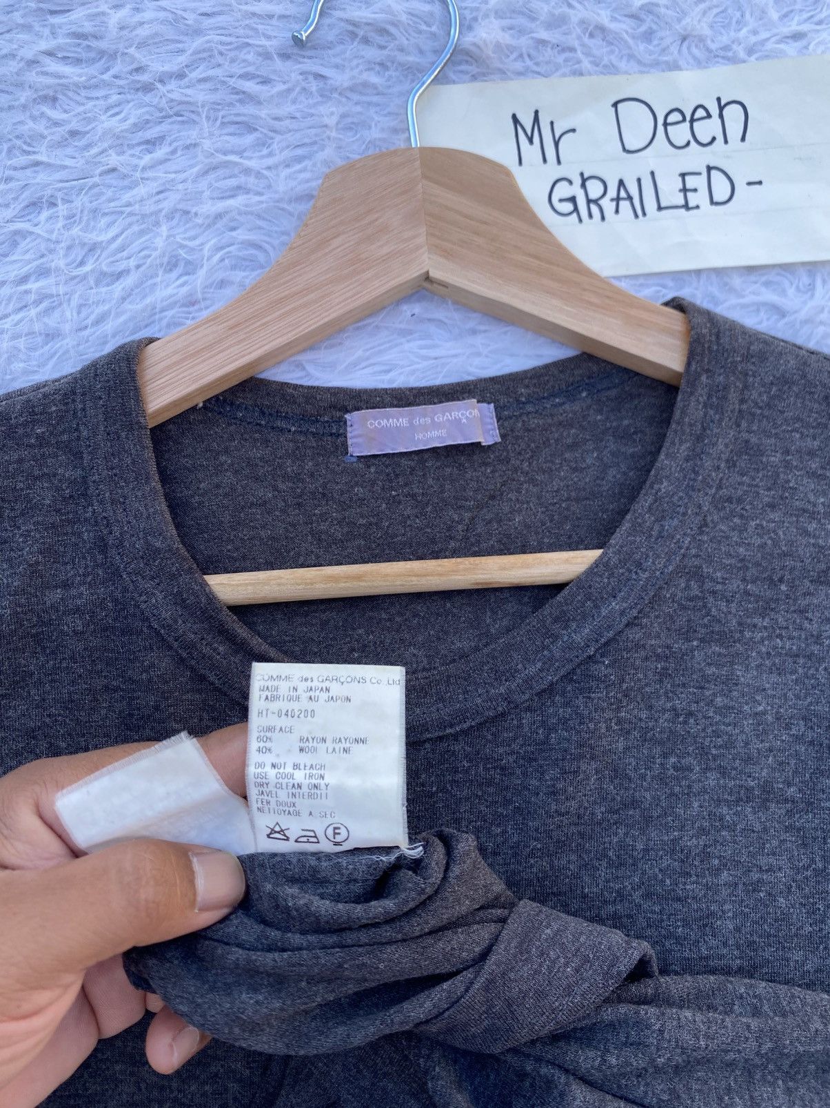 Comme des Garcons Rare AD 1998 Comme Des Garcons Homme Longsleeve Tshirt Size US L / EU 52-54 / 3 - 16 Thumbnail