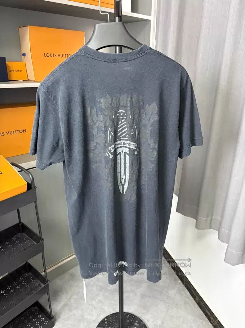 Chrome Hearts CHROME HEARTS Size L Black Sword Print Short-Sleeved Shirt Size US L / EU 52-54 / 3 - 4 Thumbnail