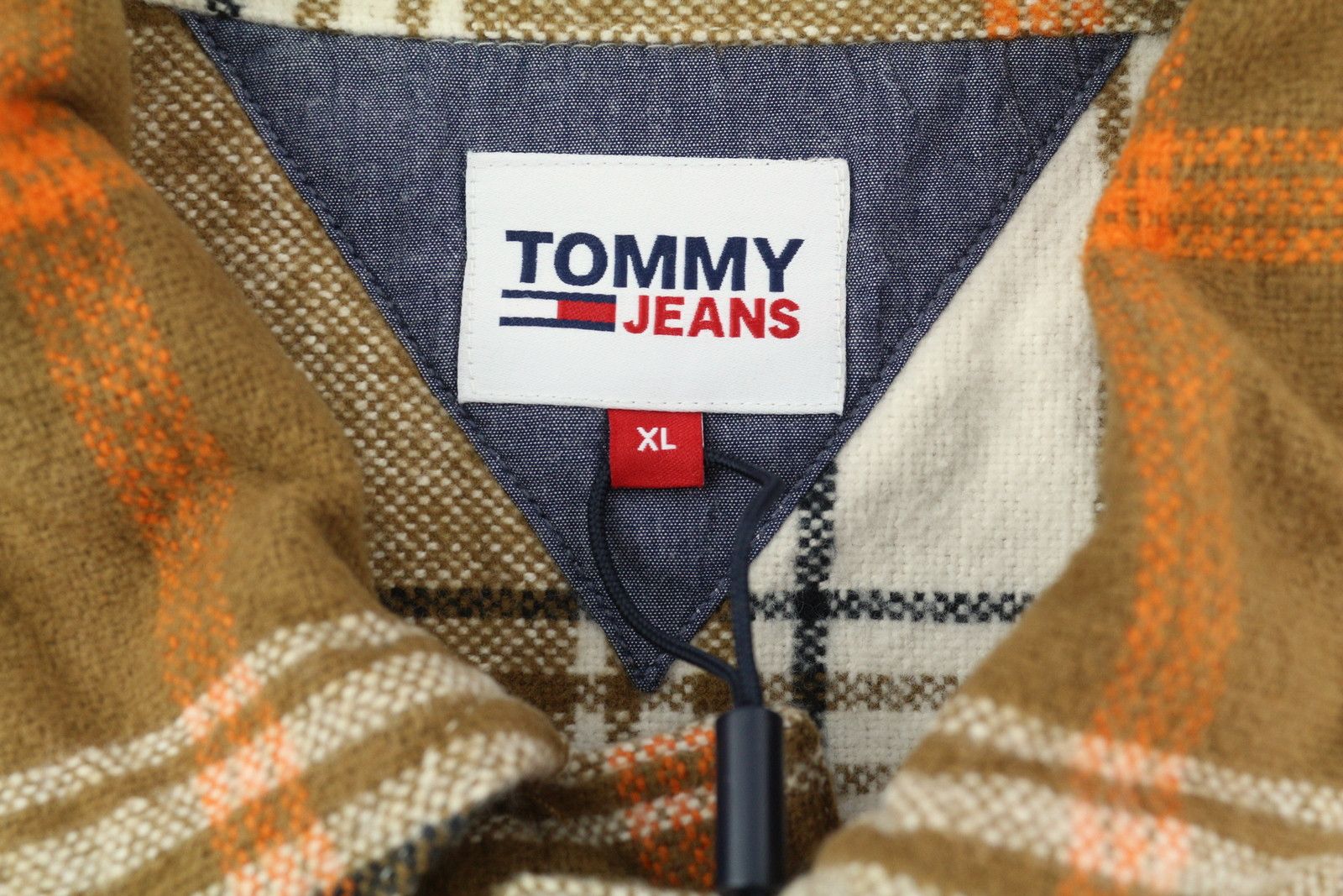 Tommy Hilfiger BRUSHED CHECK XL Overshirt Flannel Thick Shirt 85017 Size US XL / EU 56 / 4 - 10 Thumbnail