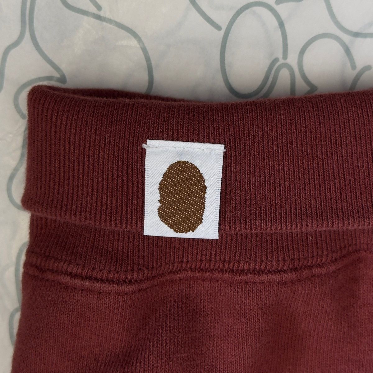 Bape Bape Bapesta Crewneck Burgundy 2022 Size US L / EU 52-54 / 3 - 10 Thumbnail