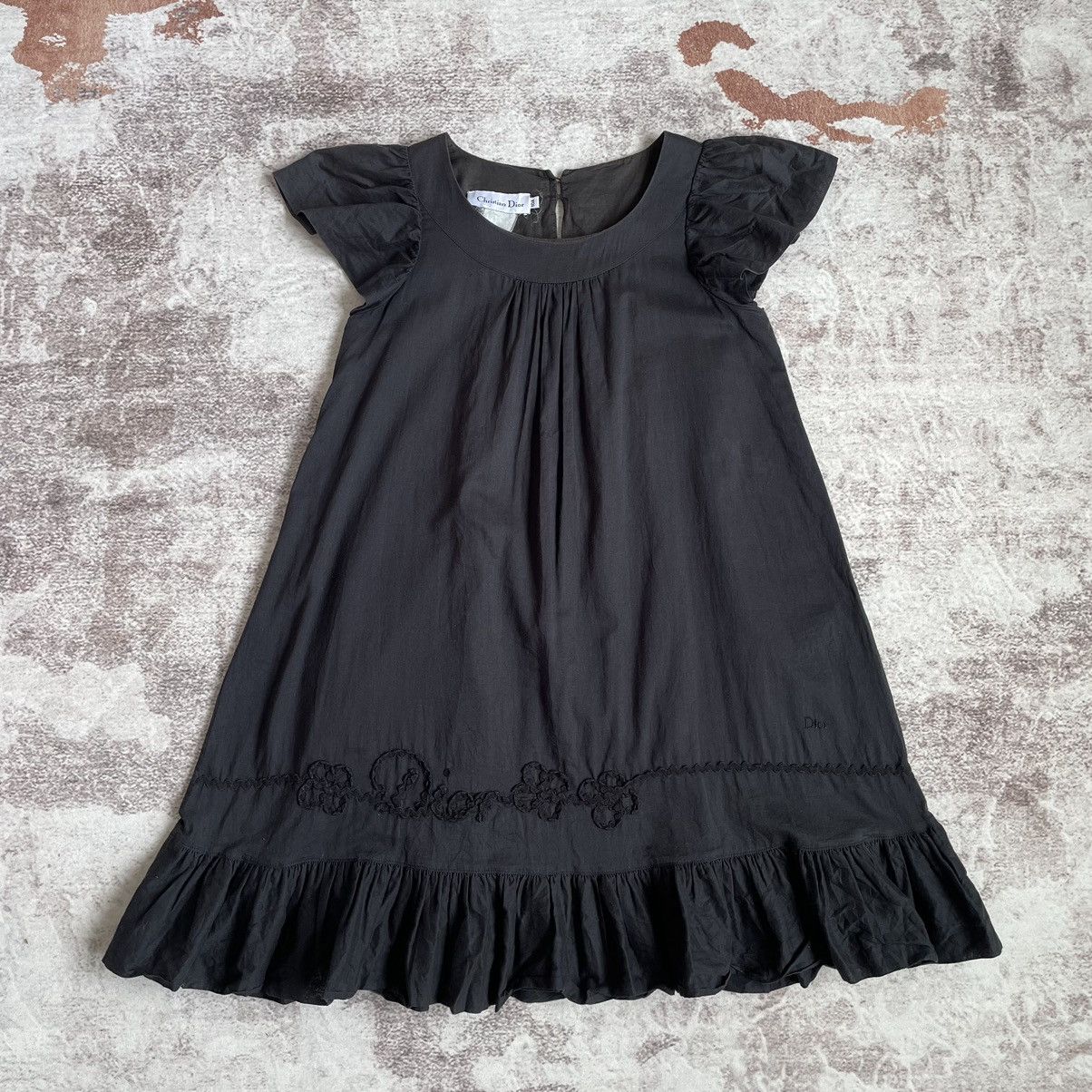 Vintage Christian Dior Sleeveless Mini Dress
