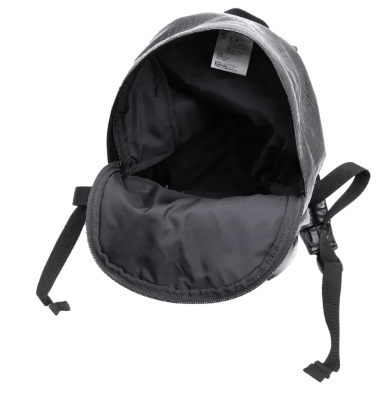 Comme des Garcons Comme des Garcons Black Small Croc Faux-Leather Backpack Size ONE SIZE - 2 Thumbnail