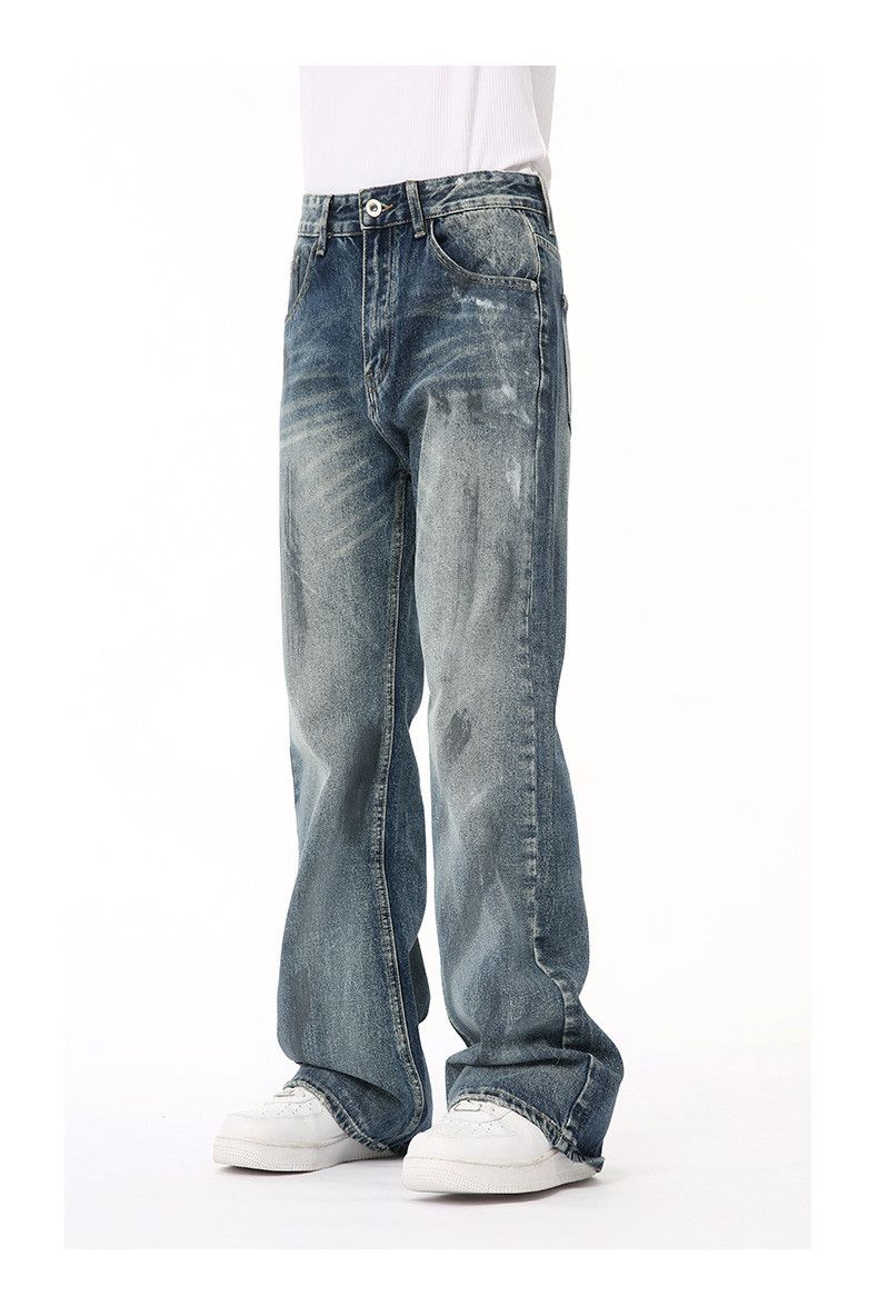 Japanese Brand × Vintage American retro distressed gradient flared casual jeans Size US 32 / EU 48 - 4 Thumbnail