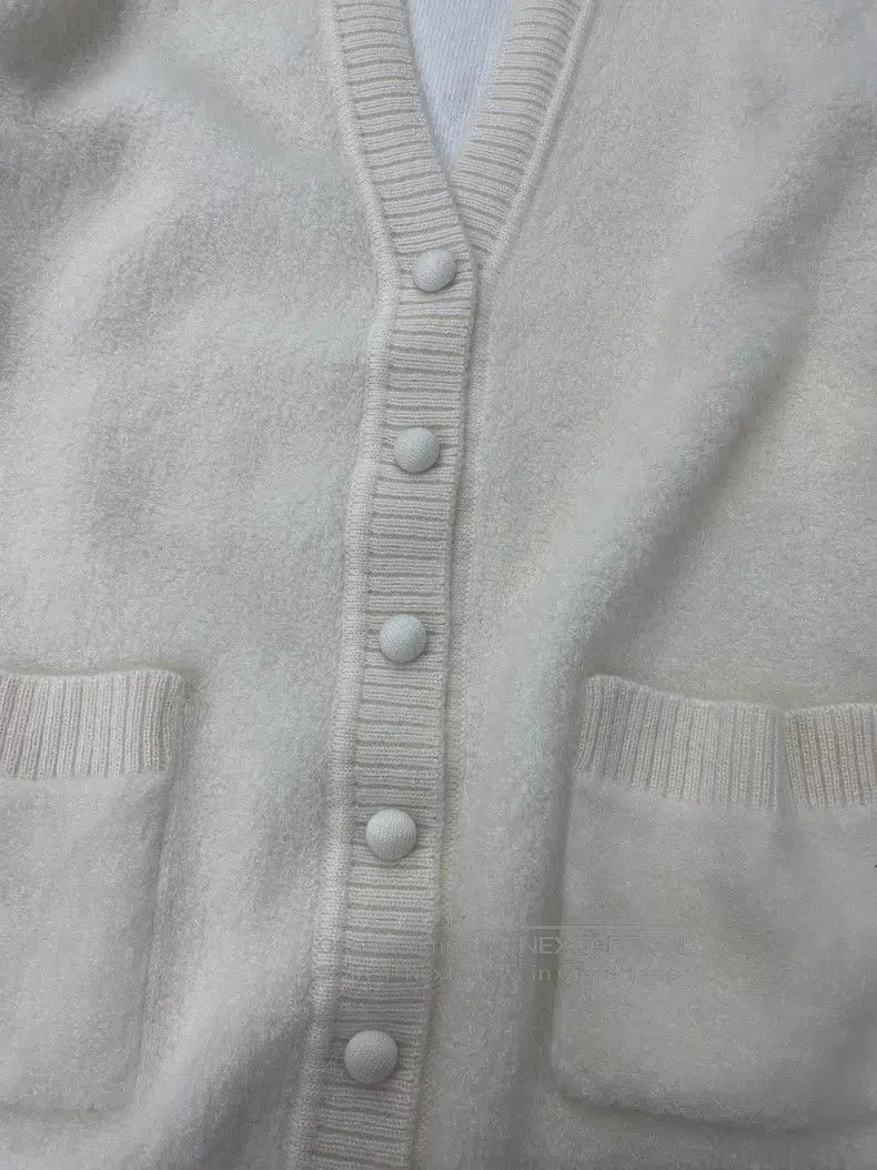 Fendi Fendi Show Model White Mohair Knit Cardigan Size S / US 4 / IT 40 - 2 Thumbnail