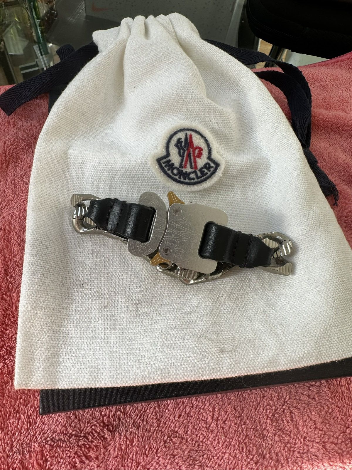 Alyx × Moncler Moncler Genius x Alyx Bracelet Red | Grailed