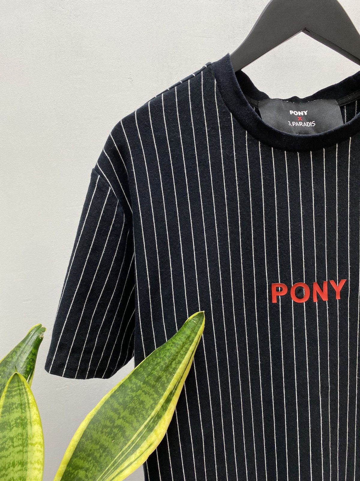 3.PARADIS × PONY 3.Paradis x Pony Striped T-Shirt Size US XL / EU 56 / 4 - 5 Thumbnail