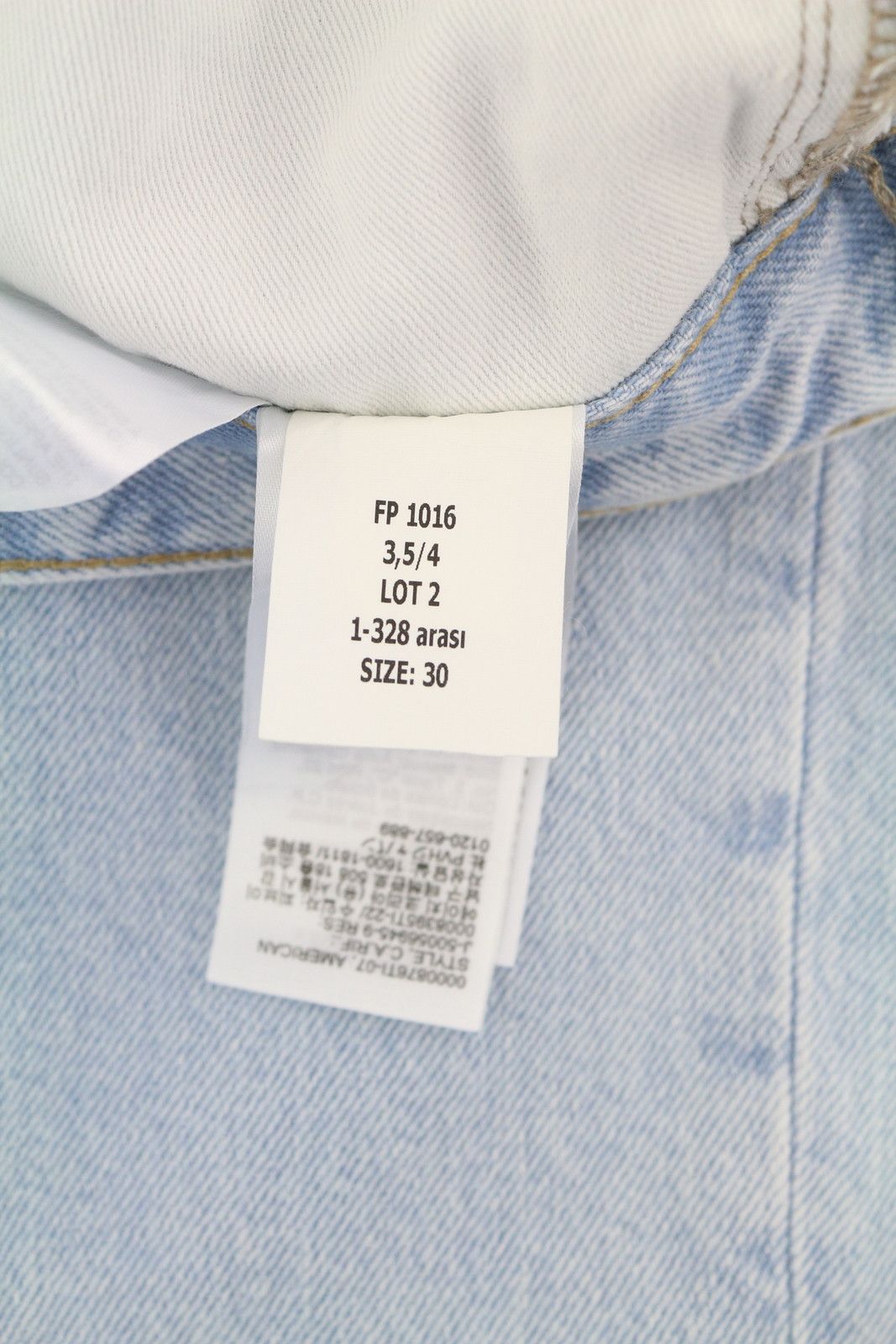 Calvin Klein 90S STRAIGHT W30 Light Blue Washed Zip Fly Denim 85298 Size US 30 / EU 46 - 12 Thumbnail