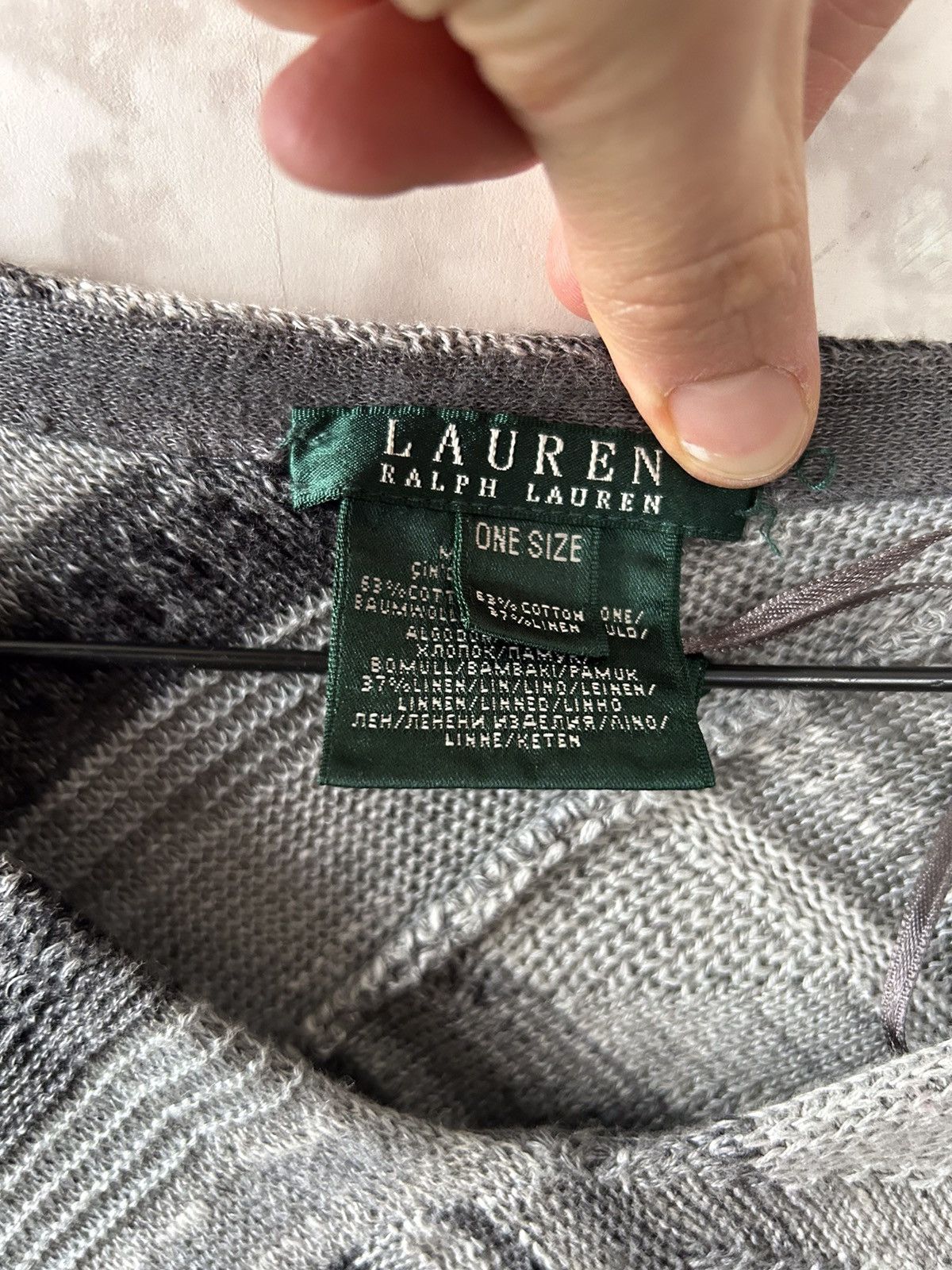 Ralph Lauren RALPH LAUREN PONCHO COTTON LINEN Size ONE SIZE - 5 Thumbnail