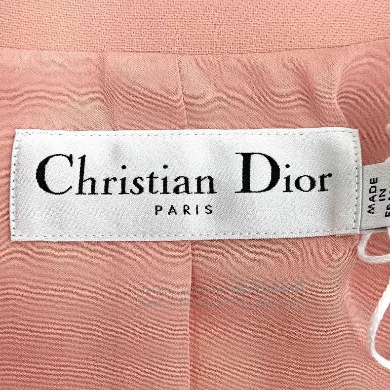Dior Dior Pink logo buckled wool round neck small fragrance sty Size XXS / US 00 / IT 34 - 5 Thumbnail