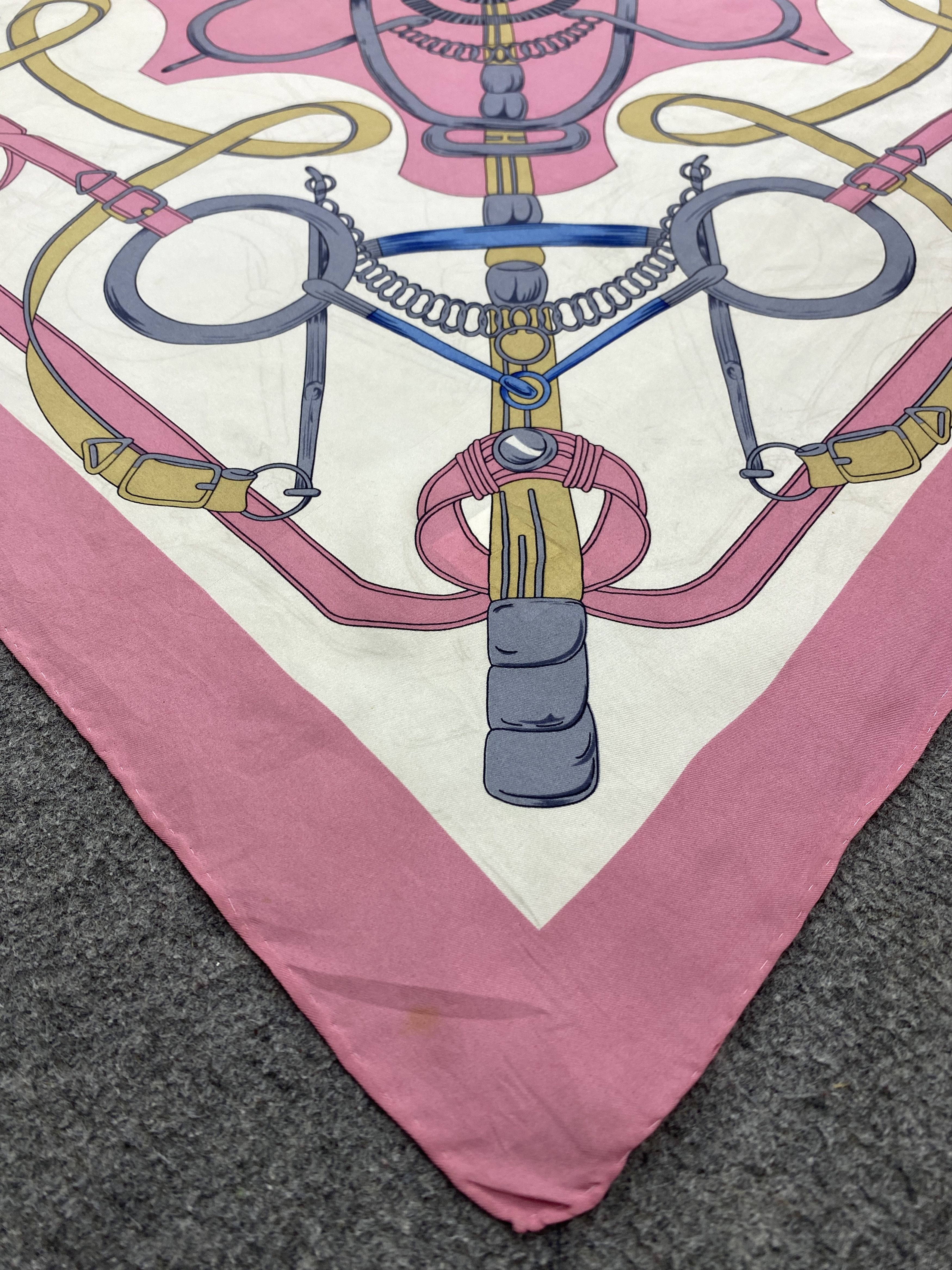 Japanese Brand Vintage Japanese Brand Silk Scarf SN0127 Size ONE SIZE - 4 Thumbnail