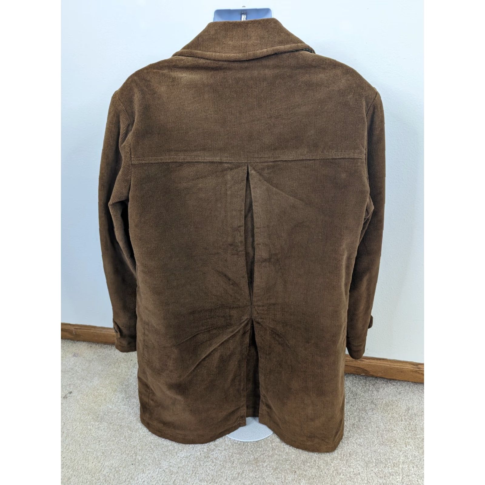 Vintage VINTAGE Western Sportswear Brown Corduroy Rancher Jacket Pro Over Coat 42 Plaid Mens Jacket Size US L / EU 52-54 / 3 - 3 Thumbnail