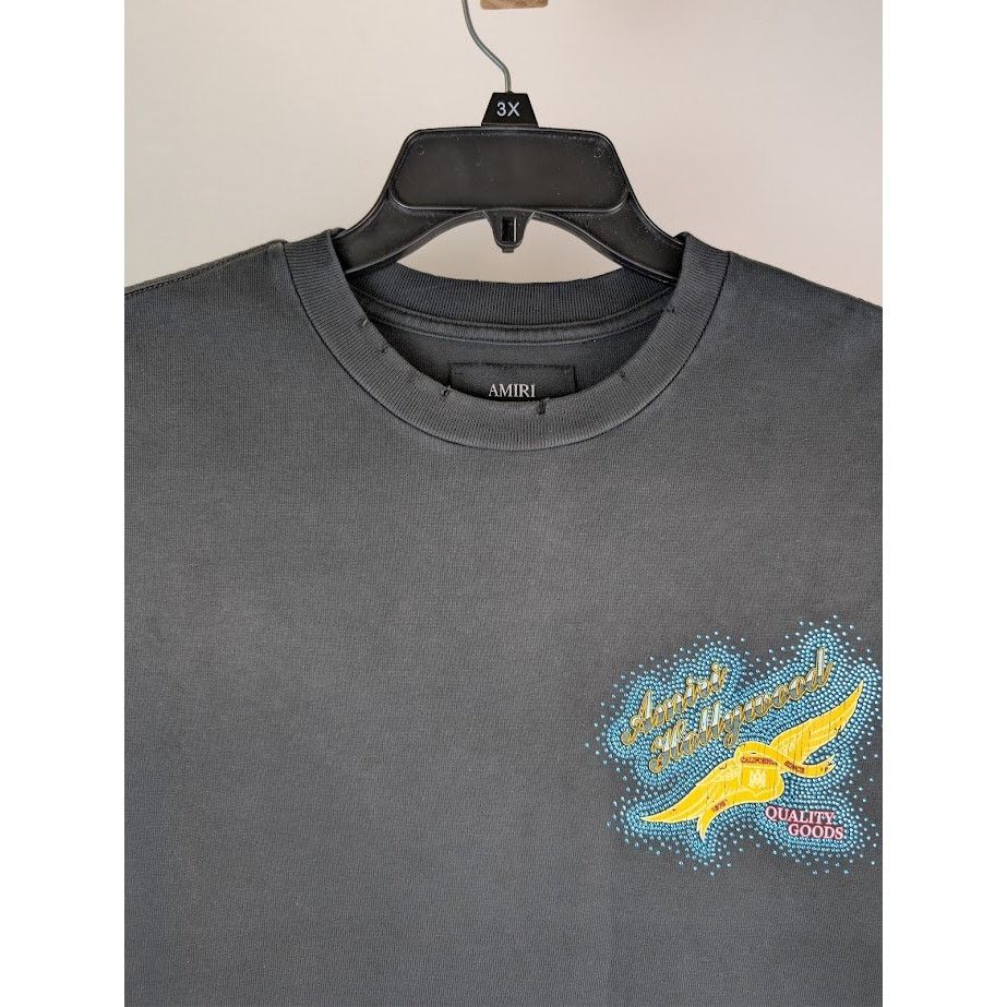 Amiri o1rshd1 Short Sleeve T-Shirt in Black Size US M / EU 48-50 / 2 - 7 Thumbnail